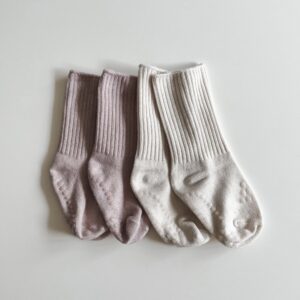 Laste sokid Off white, Ash pink 12-24m