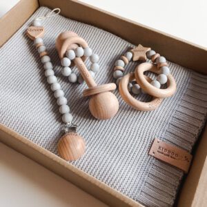 Bambustekiga komplekt hall