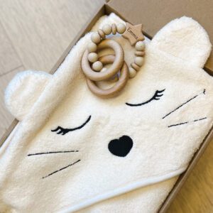 Bambusest vannilina leluga Valge